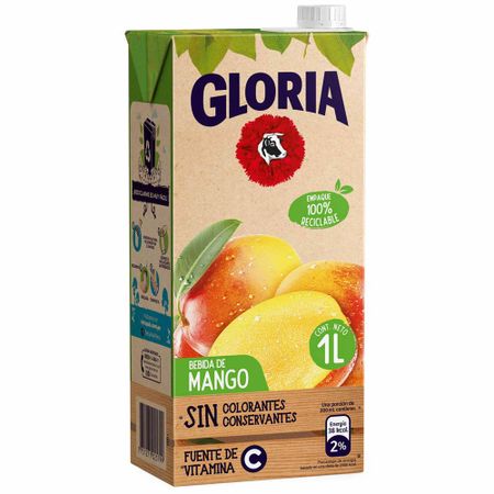 Bebida GLORIA Mango Caja 1L